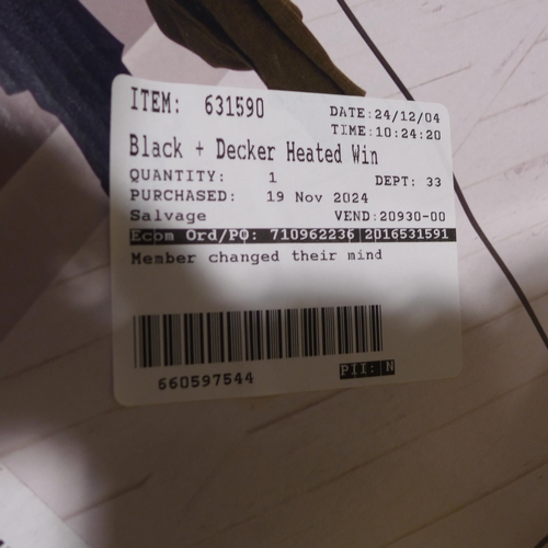 6191 - Black & Decker heated winged airer (351-450) *This lot is subject to VAT