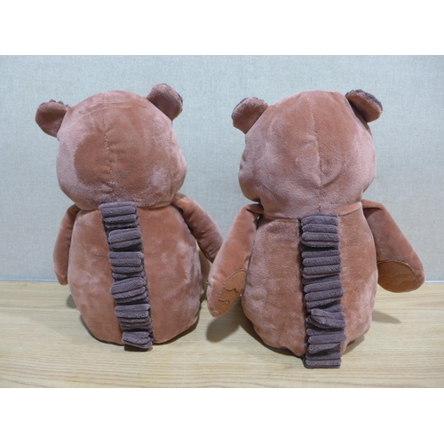 6197 - Two Bone & Barkers soft plush dog toys (351-445,446) *This lot is subject to VAT