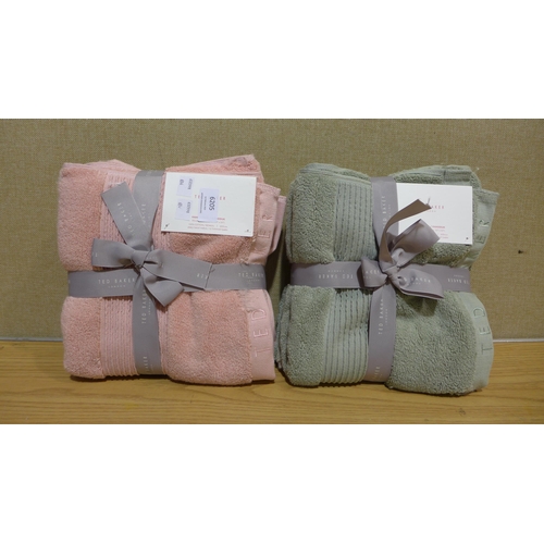 6205 - Ted Baker hand towels   (351-656,657) *This lot is subject to VAT