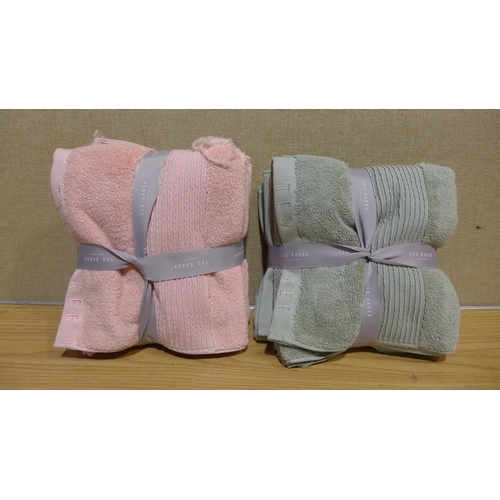 6206 - Ted Baker hand towels   (351-654,655) *This lot is subject to VAT