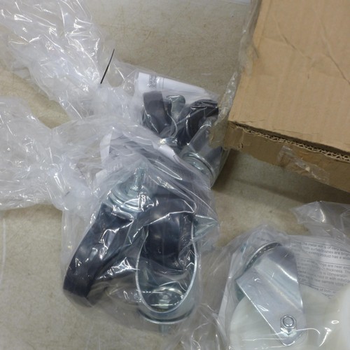 5085 - *VAT* A quantity of assorted sample caster wheels