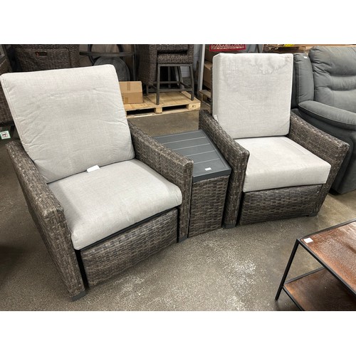 3298 - Sandy Shores 3 piece recliner set, original RRP £916.66 + VAT (4215-25) *This lot is subject to VAT