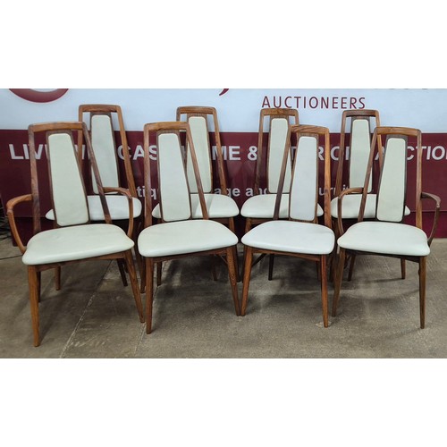 2 - A set of eight Danish Koefoed Hornslet rosewood Eva dining chairs, designed by Niels Koefoed. Cites ... 