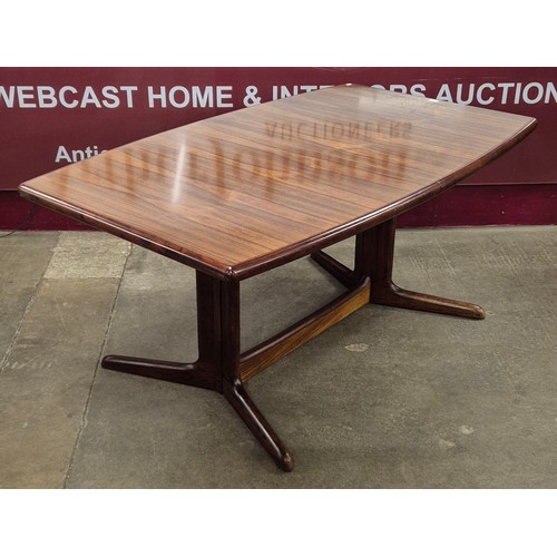 1 - A Danish Skovby rosewood extending dining table, CITES A10 no. 25GBA1056DZ6N