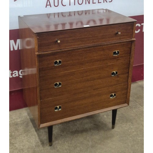 5 - A Beautility afromosia chest of drawers