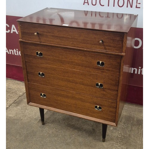 5 - A Beautility afromosia chest of drawers