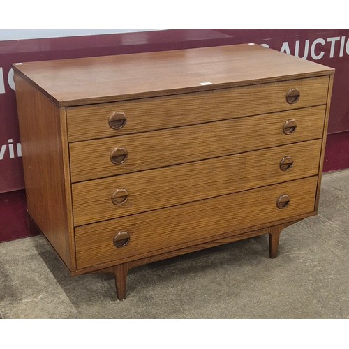 10 - A Beautilux teak chest of drawers