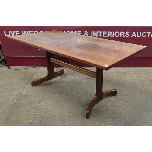 21 - A G-Plan Fresco teak rectangular dining table