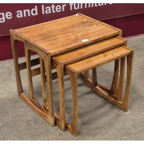 47 - A G-Plan Quadrille teak nest of tables