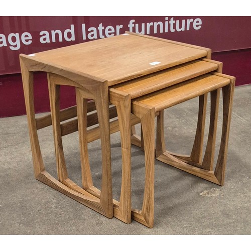 80 - A G-Plan Quadrille teak nest of tables