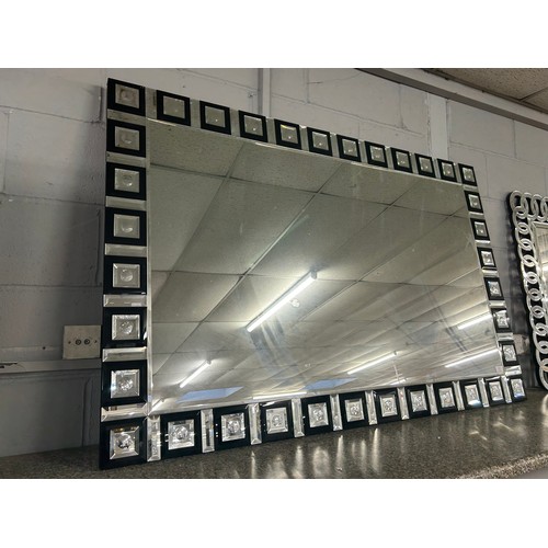 3133 - A large mirror with black squares