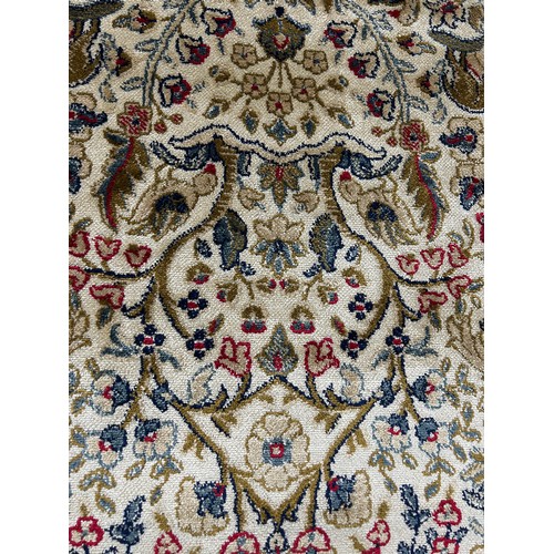 3165 - An Ivory ground cashmere carpet Tree of Life design 300 x 200