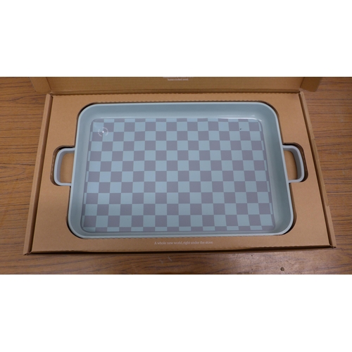 5076 - An Our Place non-stick sheet pan/stovetop griddle pan - Blue Salt