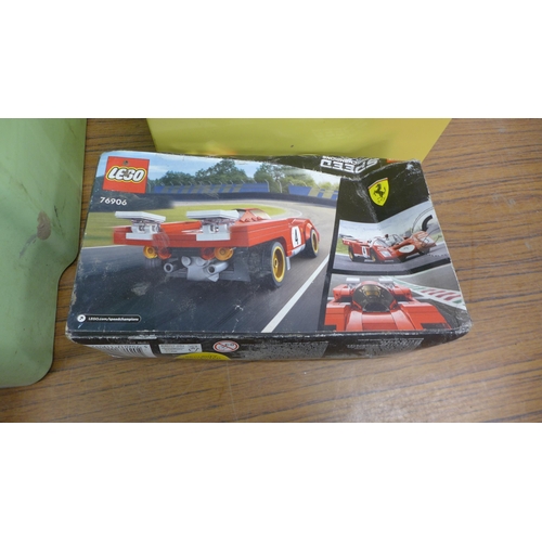 5080 - A box containing a large quantity of assorted Lego sets including Lego speed champions