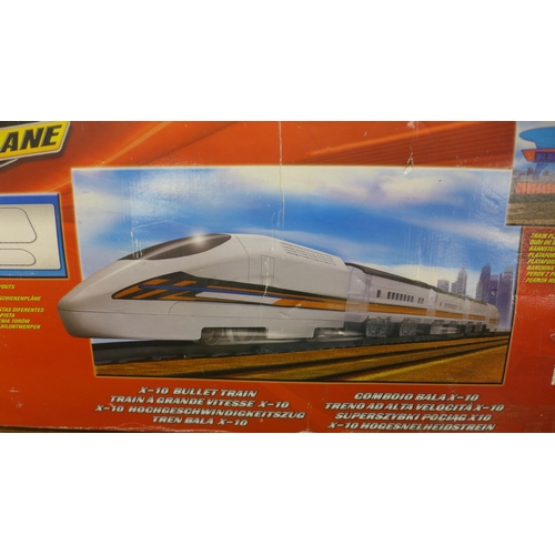 5084 - A Fast Lane X-10 bullet train toy train set