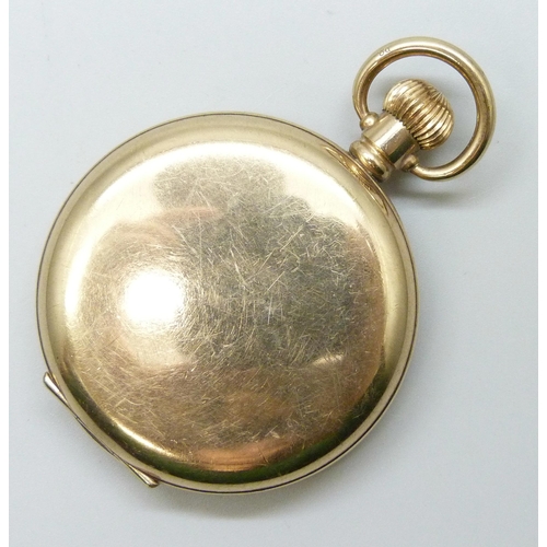 7187 - An Elgin full hunter pocket watch, Star Dennison case