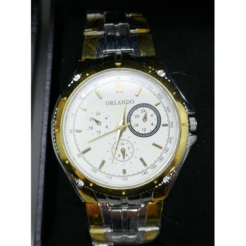 7206 - Five fashion wristwatches, boxed