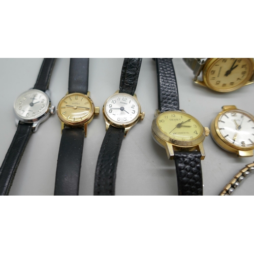 7208 - A collection of lady's wristwatches