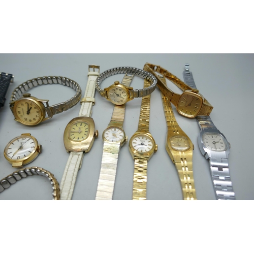 7208 - A collection of lady's wristwatches