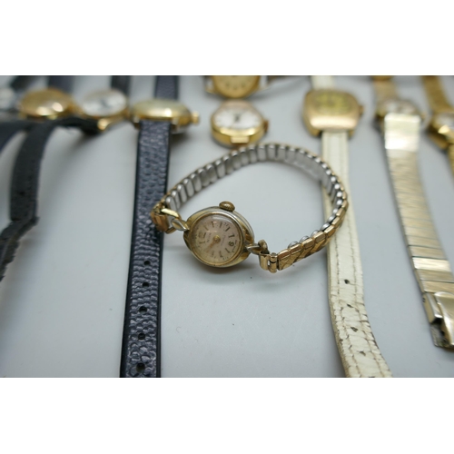 7208 - A collection of lady's wristwatches