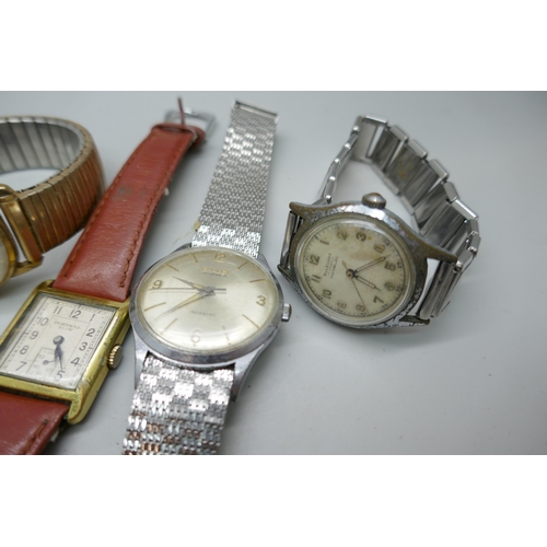 7210 - Eleven gentleman's wristwatches including Sekonda and Timex