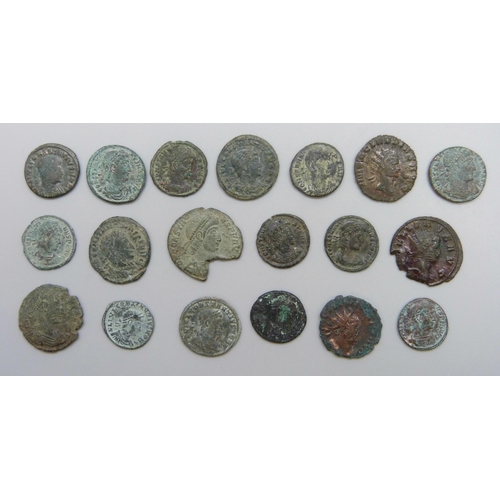 7213 - An ancient Roman coin collection, various denominations and emperors