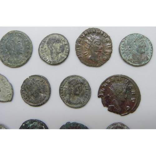 7213 - An ancient Roman coin collection, various denominations and emperors