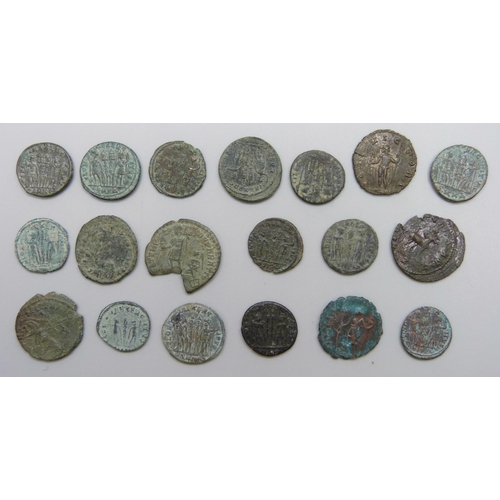 7213 - An ancient Roman coin collection, various denominations and emperors