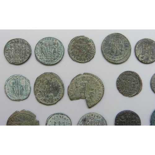 7213 - An ancient Roman coin collection, various denominations and emperors