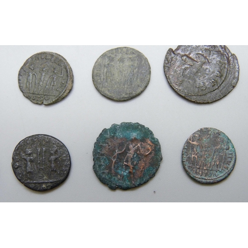 7213 - An ancient Roman coin collection, various denominations and emperors