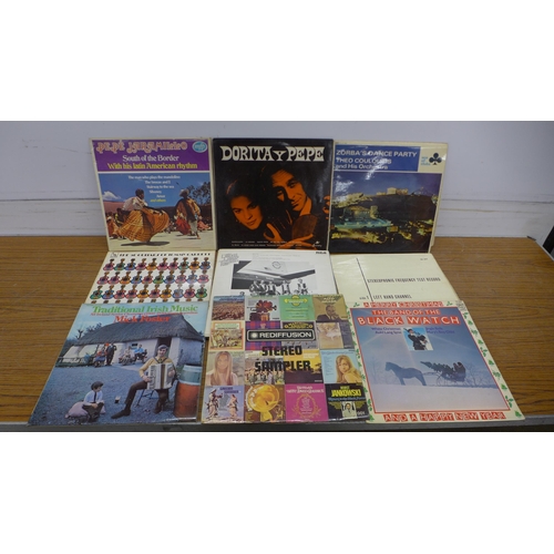 5095 - A large quantity of assorted records including Elvis Presley, Neil Diamond, Frankie Laine, Andy Will... 