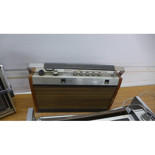 5103 - A quantity of vintage radio equipment including a JVC RC-250LB radio cassette recorder, a Fidelity R... 