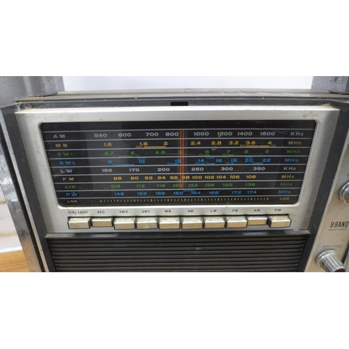 5103 - A quantity of vintage radio equipment including a JVC RC-250LB radio cassette recorder, a Fidelity R... 