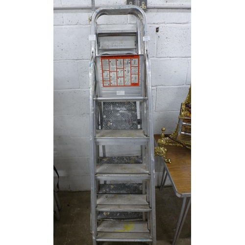 5114 - A quantity of six assorted step-ladders and steps