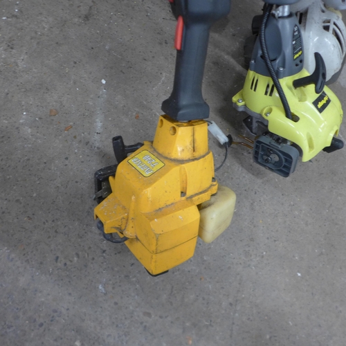 5150 - Four petrol strimmers including Partner, Ryobi, Challenge and Ryno