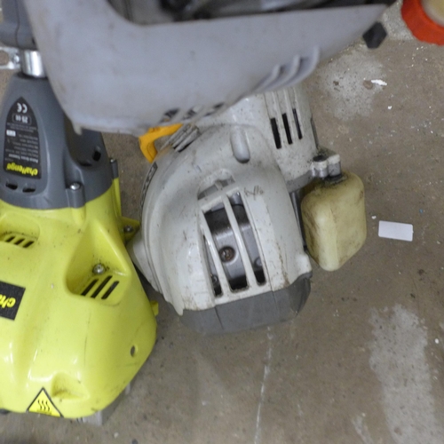 5150 - Four petrol strimmers including Partner, Ryobi, Challenge and Ryno