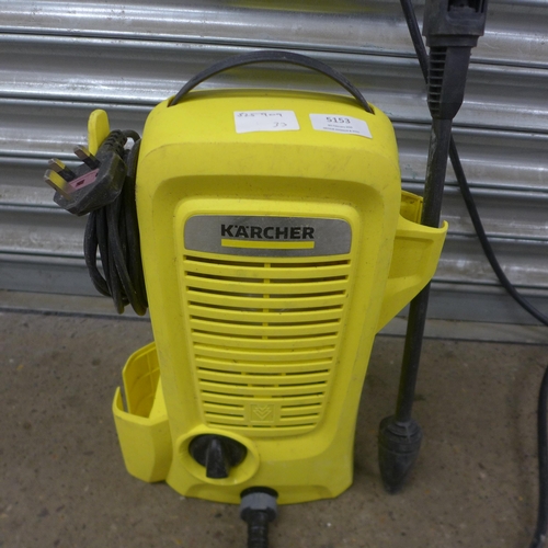 5153 - A Karcher K2 Universal edition jetwash with hose and lance