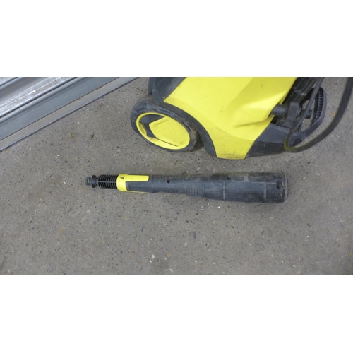 5163 - A Karcher K5 Full Control jetwash with attachments including patio cleaner attachment