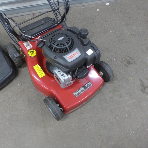 5176 - A Mountfield SP185 self-propelled lawn mower with Briggs and Stratton 300 engine, collection box and... 