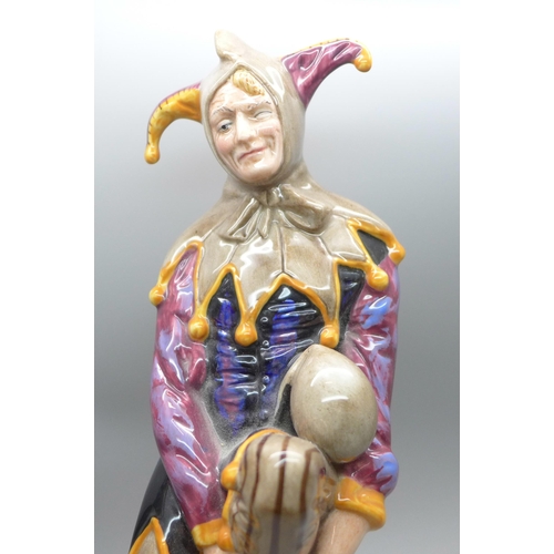 2006 - Two Royal Doulton figures, The Wizard and The Jester