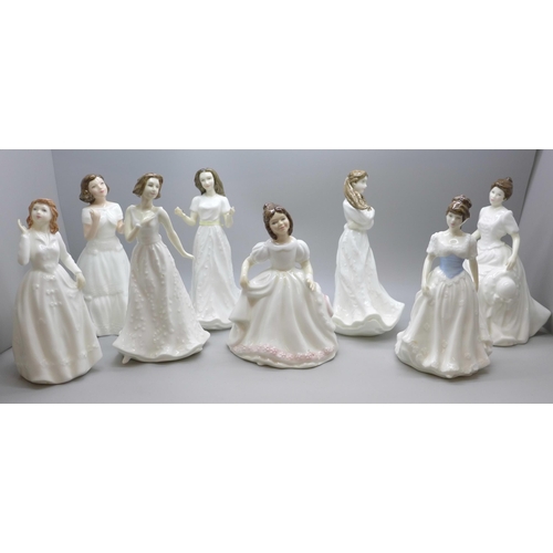 2022 - Eight Royal Doulton figures