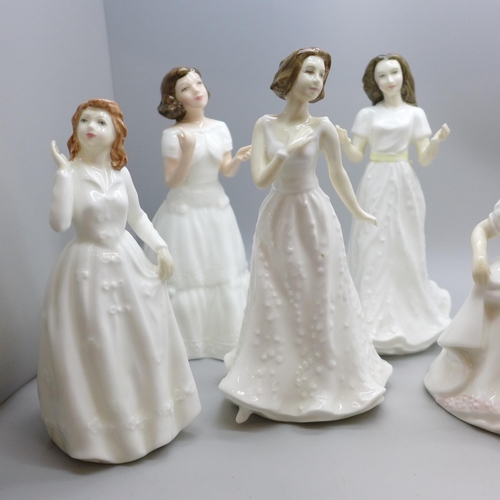 2022 - Eight Royal Doulton figures