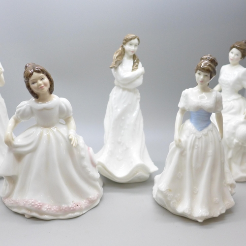 2022 - Eight Royal Doulton figures