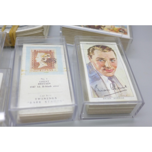 2040 - Eleven sets of cigarette cards including Players 'Types of Horses', British Naval Craft and Wills He... 