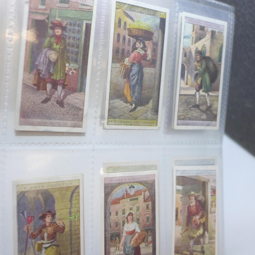 2049 - Eight complete sets of cigarette cards 1916-1939, (Gallaher, John Player), plus an album with five p... 