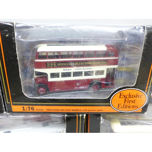 2075 - Fifteen exclusive first editions model buses/coaches, boxed