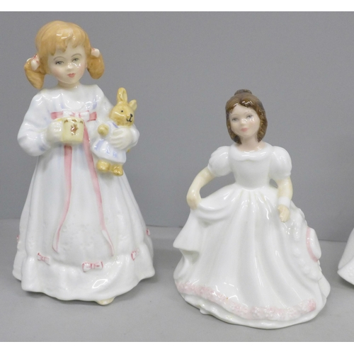 2089 - Six Royal Doulton figures, When I Was Young and Grandpa's Story, and four other Royal Doulton figure... 