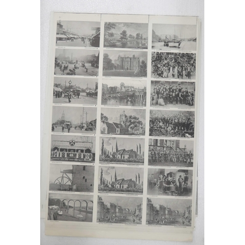 2129 - Approximately 30 large contact sheets of photos taken from early 1900s onwards covering many topics ... 