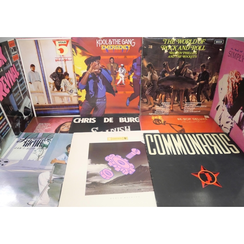 2141 - A collection of LP vinyl records including Simply Red, Lionel Richie, Level 42, Femme Fatale, Wet We... 