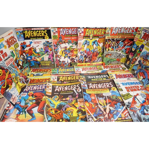 2143 - A collection of 1970s Marvel Comics Groups magazines comprising of The Avengers comics. Approximatel... 